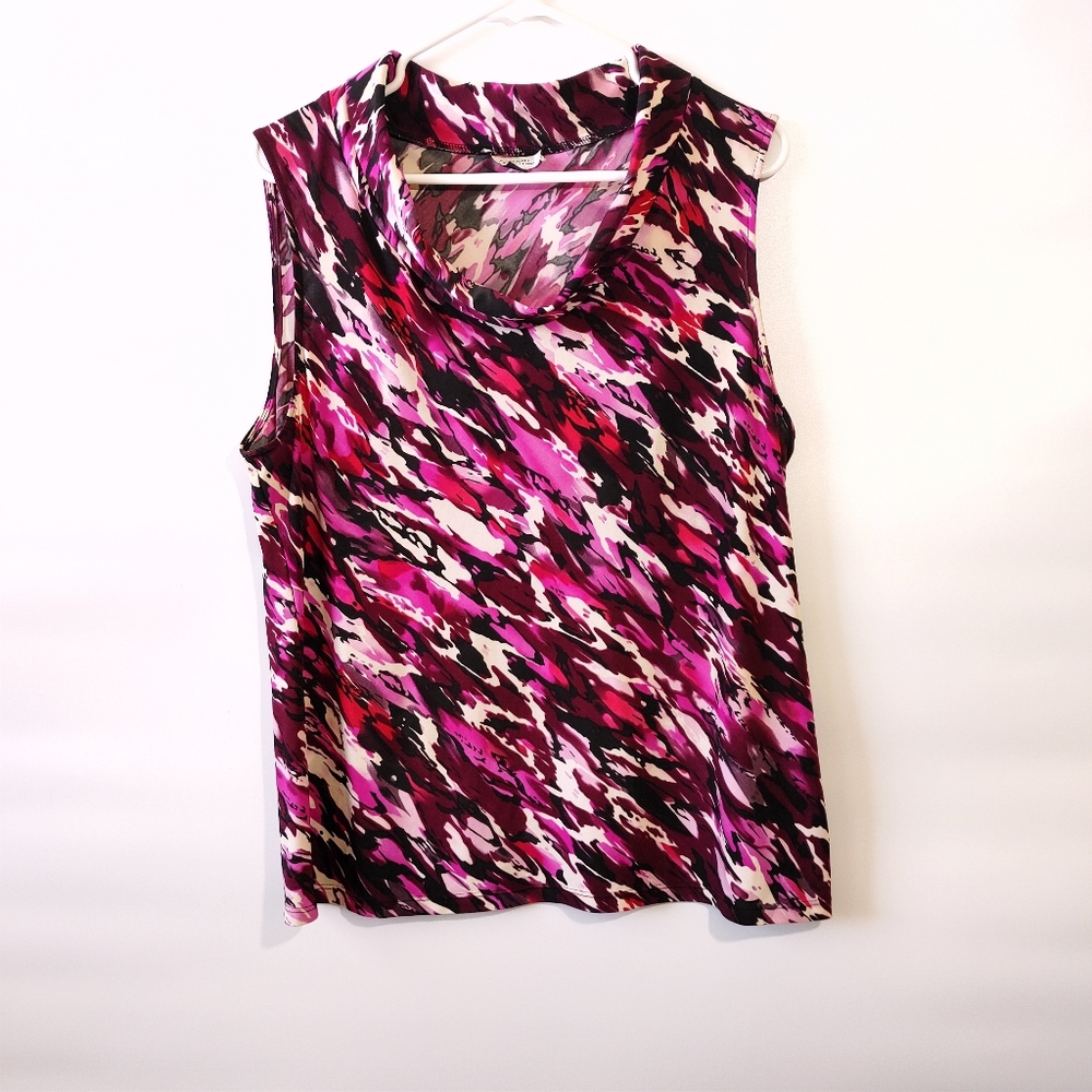 Tahari Sleeveless Blouse XL